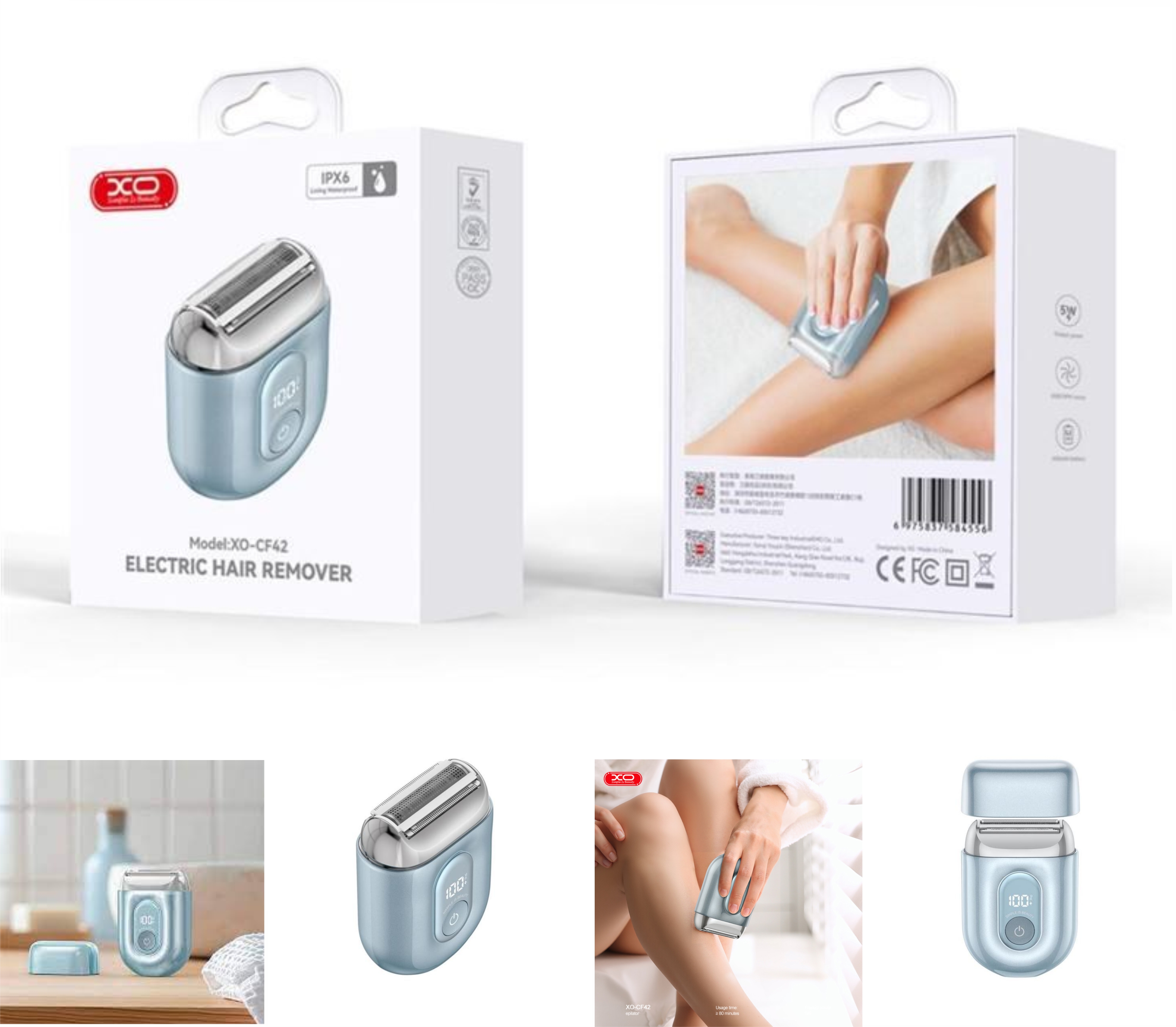 DEPILADORA PORTATIL MINI  XO-CF42